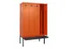 locker met bank,voor scheiding van kleding,HxBxD 2120x1200x815mm,4vak