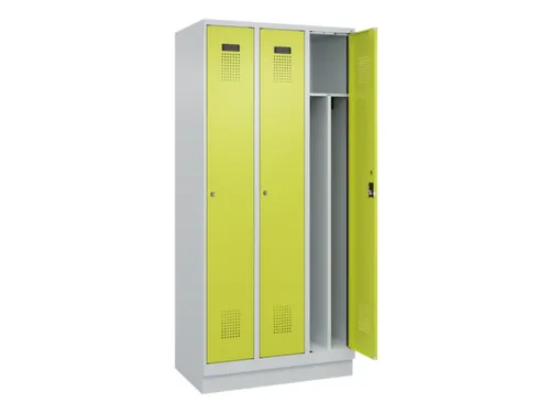 locker voor scheiding van kleding,HxBxD 1950x900x500mm,3vak