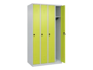 locker,HxBxD 1850x1000x500mm,4vak,vak B 250mm,draaigrendel - 2