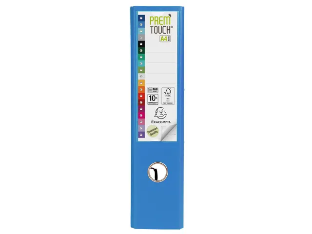 Ordner PP Prem'Touch A4maxi 80mm blauw