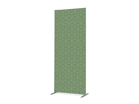 Scheidingswand Textiel Deco 85x200cm Hexagon Groen ECO