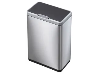 Stijlvolle Afvalbak Mirage Sensor Bin 45 Liter Mat Rvs Zwart - 1