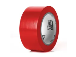 tape,standaardkleur,PVC,rood,band LxB 33mx50mm