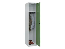locker,HxBxD 1850x400x500mm,1vak,vak B 400mm,cil.-slot,staand op vloer