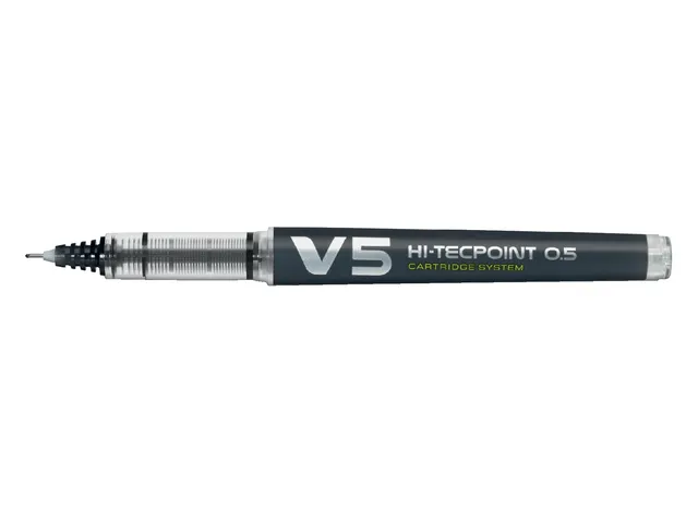 Rollerpen Pilot Hi-Tecpoint V5 Cartridge System Begreen 0.5mm Zwart