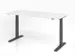 Bureau assis-debout électrique 700-1200x1800x800mm blanc/graphite