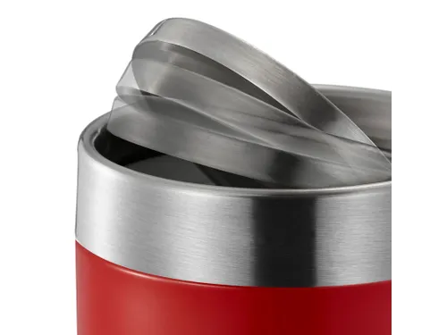 Fandy Tafelafvalbak Rood Mat RVS