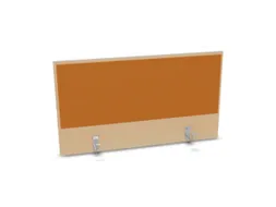 opzetpaneel,v. bureau,aanbouw achter,B 1000mm,NE-esdoorn,BN3005-geel