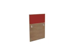baliepaneel,v. bureau,aanbouw links,B 800mm,NT-cherry,BN4011-rood