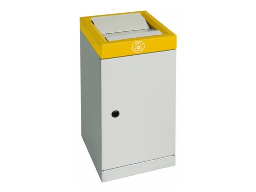 afvalbak,niet-brandbaar,30l,HxBxD 600x300x300mm,binnenbak staal