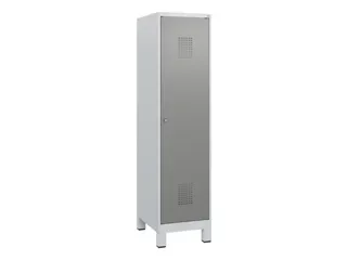 schoollocker,HxBxD 1630x400x500mm,1vak,vak B 400mm,cil.-slot,voeten - 2