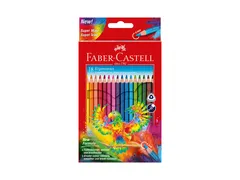 Crayons de couleur Faber-Castell Ergonomics, étui triangulaire en car