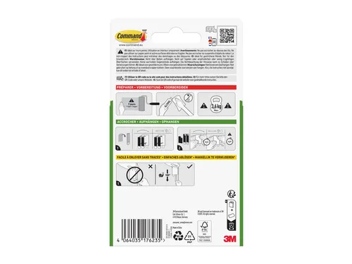 Bevestigingsstrip Command 3M 17048C Metalen Haak Voor Draad 3,6kg