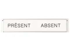 Kopstrook Present & Absent Wit Franstalig