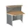 Balieprogramma Genua Basiselement Staal 1150x1180x700mm R45°