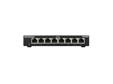 Gs308-300Pes Gigabit Switch Standalone 8xRJ45 antraciet unmanaged