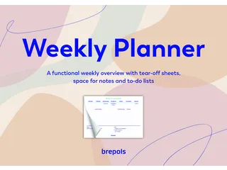 Planner Brepols Weekly planner A4 7d/1p Assorti - 6