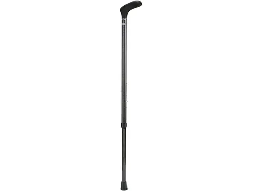 Wandelstok Able2 opvouwbaar carbon soft handvat zwart
