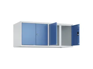 opzetkast,v. locker,4vak.,vak B 300mm,HxBxD 500x1200x500mm,vleugeldeur - 2