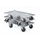 onderwagen voor kratten,draagverm. 300kg,laadvl. LxB 600x400mm