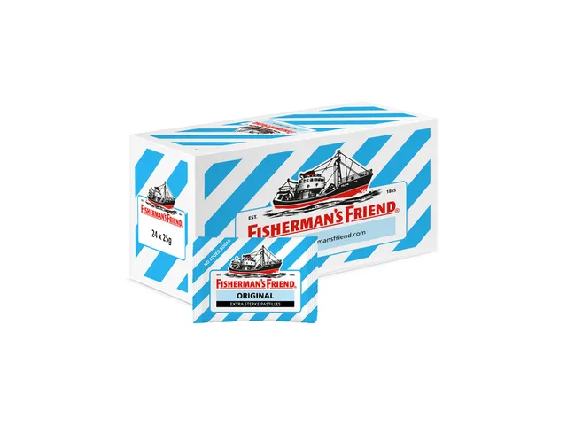 Keelpastilles Fisherman's Friend Original 25 gram suikervrij