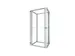 Ensemble de rangement Brightbox Pro Flex 100x250cm paroi stand LED