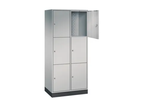 grootvolume-lockersysteem,HxBxD 1950x820x500mm,2x3vakken,cil.-slot