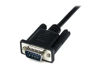 2m zwarte DB9 RS232 seriële nullmodemkabel F/M - 4