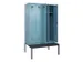 locker met bank,voor scheiding van kleding,HxBxD 2120x1200x815mm,4vak