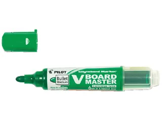 Whiteboardmarker Pilot V-Board Master Begreen Rond Medium Punt Groen - 2