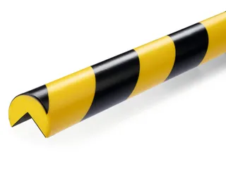 Hoekbeschermingsprofiel 25mm x 1m C25R magnetisch geel/zwart - 1