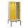 locker met bank,voor scheiding van kleding,HxBxD 2120x900x815mm,3vak
