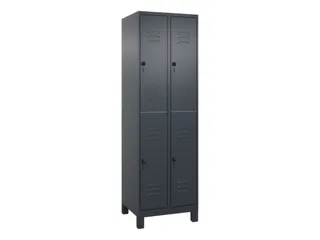 dubbeldekse locker,HxBxD 1950x600x500mm,2x2vak.,vak B 300mm - 1