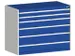 Armoire À Tiroirs Coloris De Couvercle Tablette Façade Ral3004