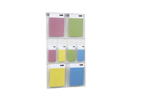 wandfolderhouder HxBxD 978x568x54mm 4xDIN A4/4xDIN lang transparant