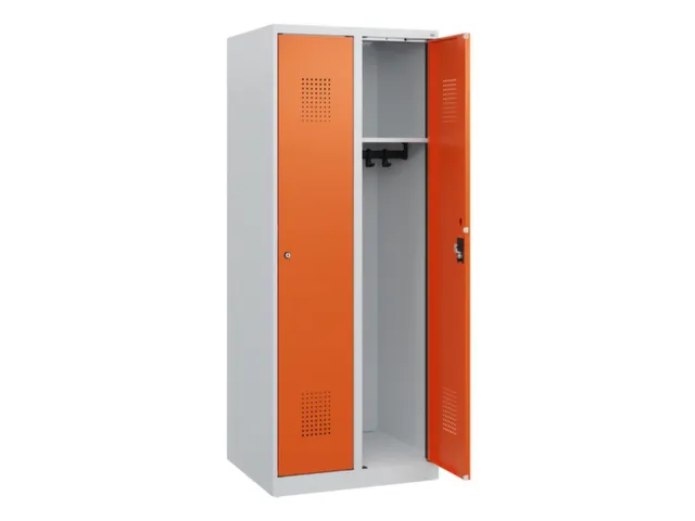 schoollocker,HxBxD 1530x600x500mm,2vak,vak B 300mm,cil.-slot