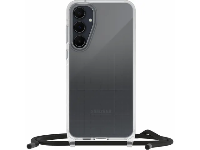 React Necklace Hoesje met koord Galaxy A55 5g transparant