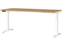 Elektrisch ihv bureau,HxBxD 720-1200x1800x800mm,blad Grandson-eiken