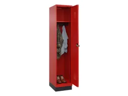 locker,HxBxD 1950x400x500mm,1vak,vak B 400mm,draaigrendel,sokkel