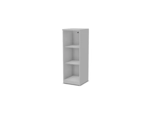 vitrinekast,HxBxD 1155x400x445mm,2xhouten vloer,3 OH,MP-lichtgrijs