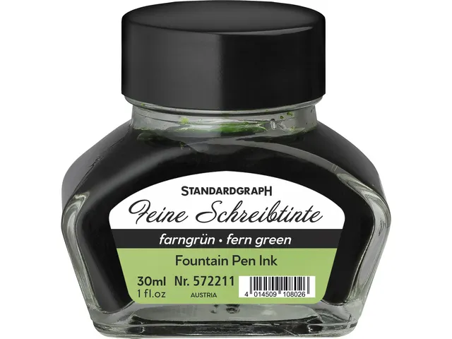 Encre calligraphique Standardgraph 30ml vert fougère
