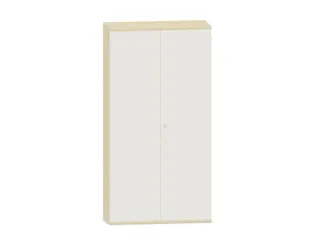 kantoorkast,HxBxD 1920x1000x430mm,decor romp esdoorn,decor front wit - 1