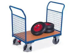 Platformwagen 500kg Laadvlak 1030x600mm 2 Gaaskopwanden Ral 5010