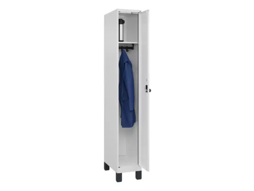 locker,HxBxD 1950x300x500mm,1vak,vak B 300mm,draaigrendel,voeten