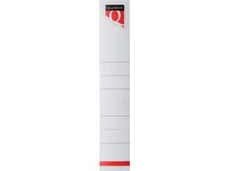 Rugetiket Quantore smal 34x190mm zelfklevend wit