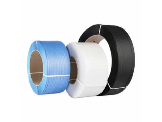 Omsnoeringsband PP 5x0.35mmx9000mtr Blauw 2 Rol