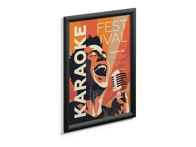 Durable Kliklijst aluminium A3 Zwart