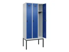 locker,HxBxD 2120x900x500mm,3vak,vak B 300mm,draaigrendel