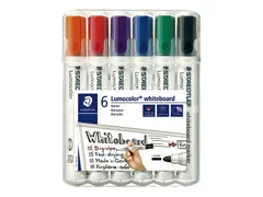 Whiteboardmarker Staedtler Lumocolor 351 set à 6 stuks standaard asso
