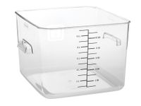 Vierkante Container 11.4 Liter Rubbermaid Transparant Wit